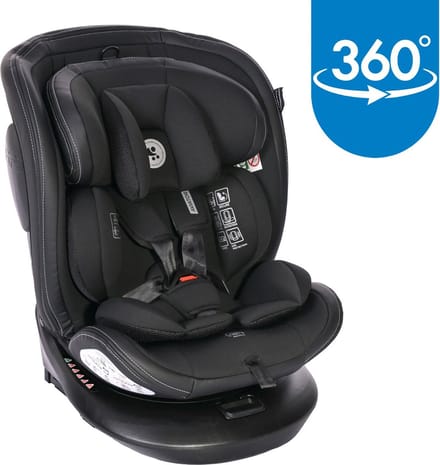 Lorelli Aviator Black Jasper Autostoel - 40-150 cm - 360° Draaibaar - i-Size