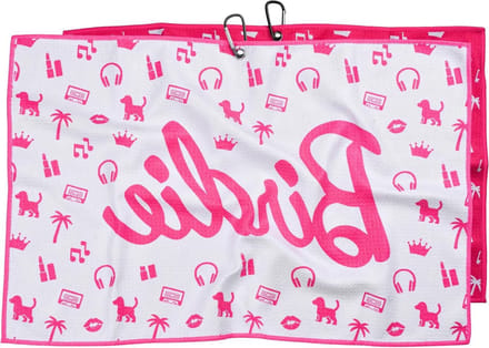 Golfhanddoek Dames - Microfiber Handdoek Golf - Golfen Verbeteren - Wafelstructuur Absorberend - 15.75 x 23.6 inches - Roze