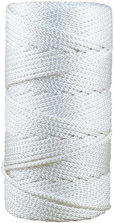 5mm 200m Vertakt Polyester Touw - Wit Stevig Veerkrachtig Klustouw