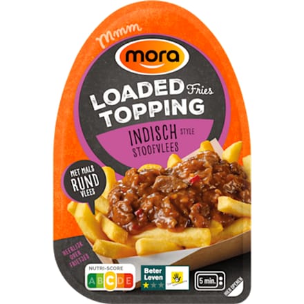 Loaded fries topping stoofvlees