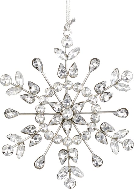 Goodwill Kerstbal-Kerstster Zilver Goud H 12,5 cm Per Stuk