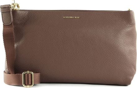 MANDARINA DUCK Leren Schoudertas Mellow Leather Shoulder Balsamic Bruine