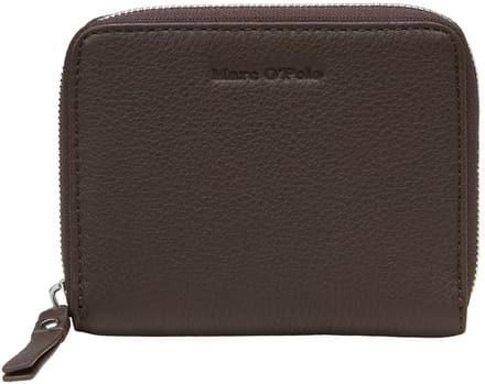 Marc O'Polo portemonnee Ellis Zip Wallet Shaded Brown donkerbruin