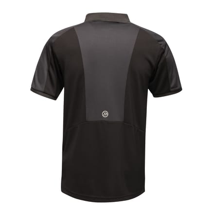 Regatta Heren Offensief Polo Shirt (Zwart)