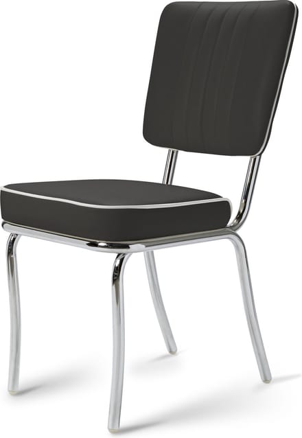Bel Air Retro Eetkamerstoel CO-25 Zwart