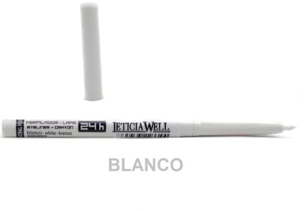 Leticia Well - Wit oogpotlood, draaibaar / Automatic Pencil Blanco - 24H - Nummer 33285