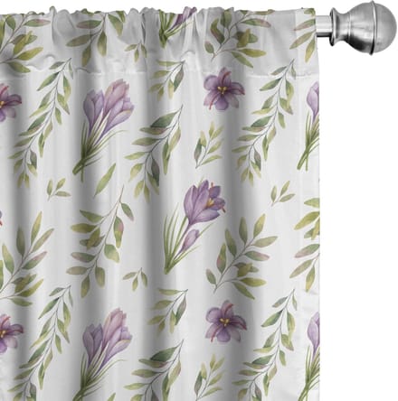 ABAKUHAUS – 2x75x175 cm Voorhangen – Microfaser – Halve verduistering