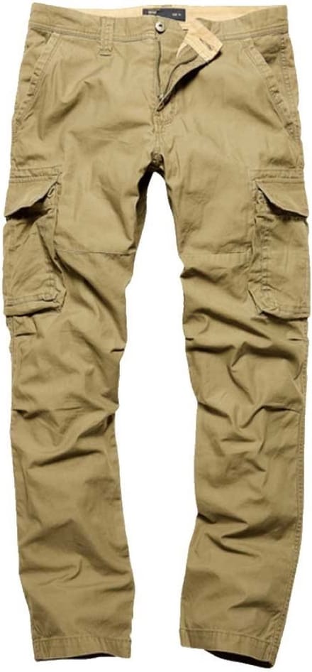 Vintage Industries Reef Pants Sand Cargo Broek Heren