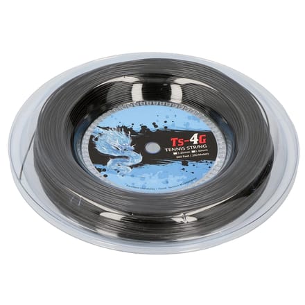 Cordage de raquette de tennis en polyester durable de 200 m, rond et résistant aux chocs 1.30mm