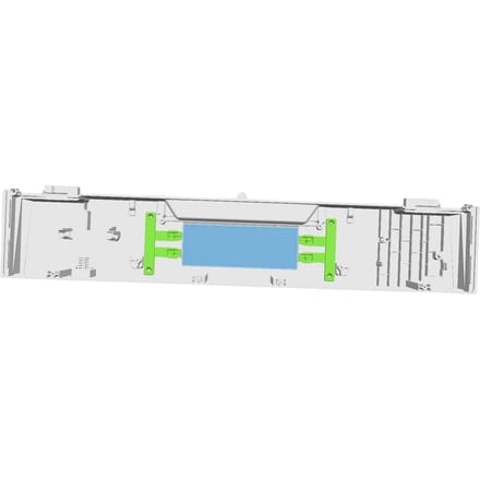 AEG controlepaneel, inox, Electrolux, EDW1850; [590mm] 140247437068
