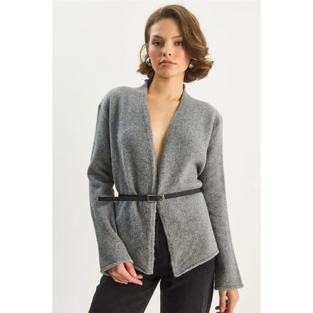 Gordel Gedetailleerde Cardigan