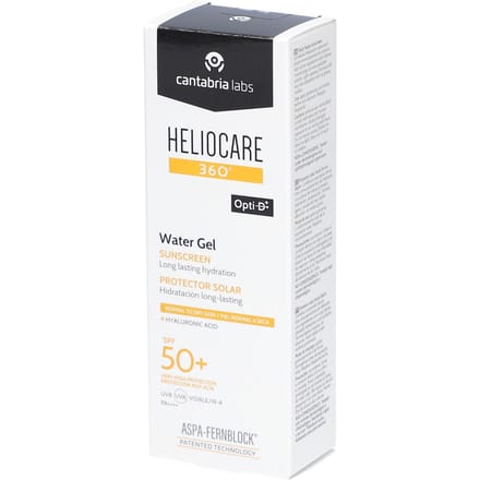 Heliocare 360° Aquagel Zonnebrandcrème Spf50+ 50 ml