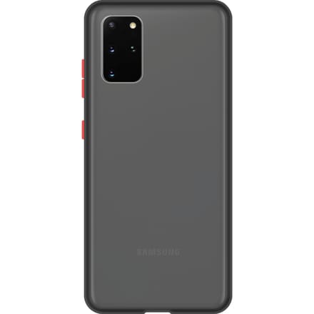 Samsung Galaxy S20 Plus Back Cover - Zwart/Transparant