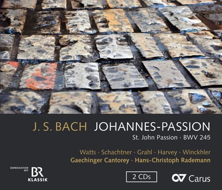 Elizabeth Watts, Peter Harvey, Matthias Winckhler, Gaetinger Cantorey - J.S. Bach: St. John Passion Bwv 245 (2 CD)