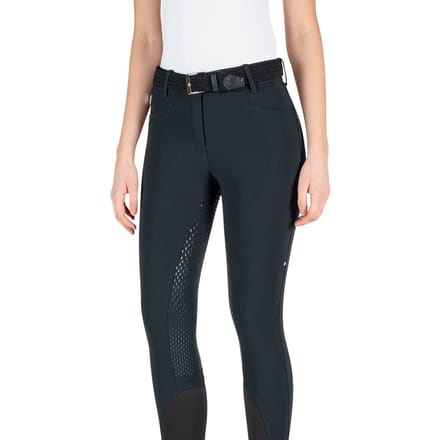 Damesrijbroek met hoge taille Equiline Full Grip Adellek