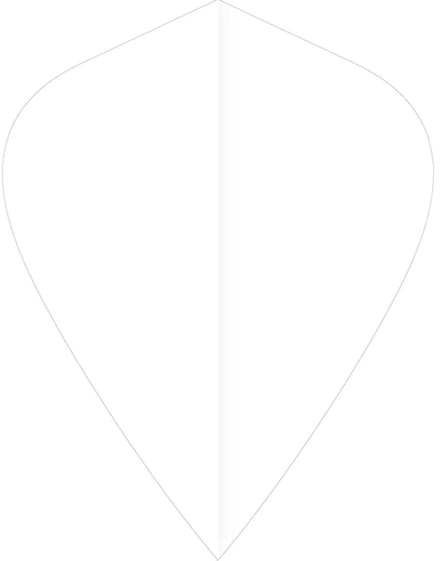 DLDarts - Kite Flights - 75 micron - 1 Set - Wit