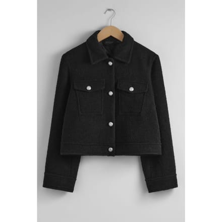 & Other Stories Beila Jacket Black Größe: 36 | Cropped-Jacken Outlet | Damen | Schwarz