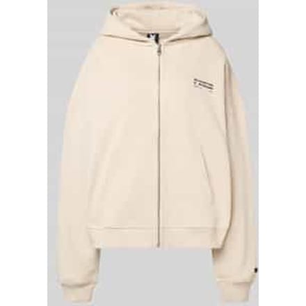 Oversized sweatjack met kangoeroezak
