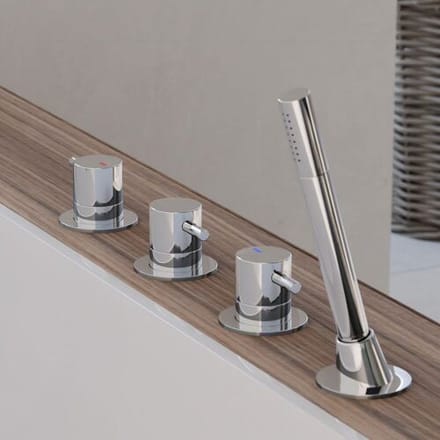 Steinberg series 100 4-hole bath rim faucet 100.2480