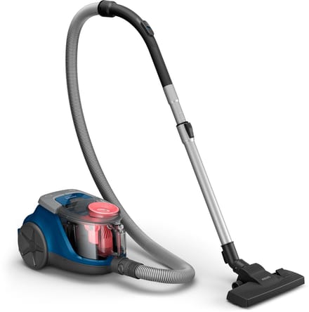 PHILIPS XB2123/09 - Serie 2000 PowerCyclone 4 - Zakloze stofzuiger - - 850W - 77db - Blauw/roze