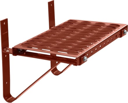 Dakstap - Looprooster - Veilig Dakwerk - Compleet Systeem - 100 cm - Baksteenrood