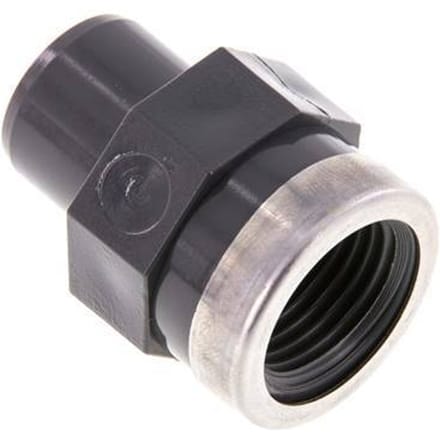 Pvc-Fitting Lijmmof Man 20mm x Binnendraad Rp 1/2'' [2 Stuks]