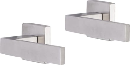 Deurkruk - Impresso Luton - Voor binnen - Vierkant - RVS - 2 stuks