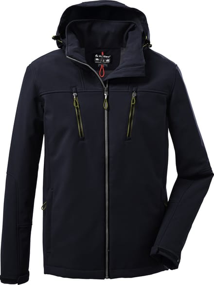 Killtec KOW 163 Men Softshell Jacket - Softshell - Heren - Zwart - Maat M