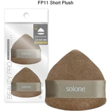 Solone - Superfine Loose Powder Teddy Puff FP11 Short Plush - 2 pcs