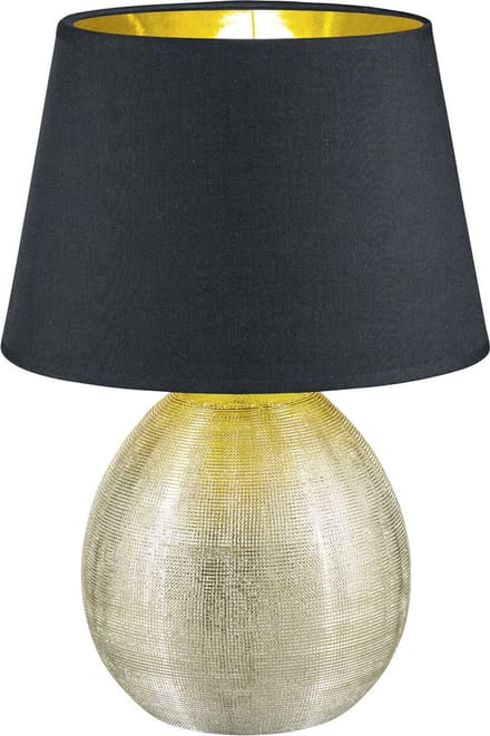 REALITY LUXOR - Tafellamp - Goud - excl. 1x E27 4,9 W - Snoerschakelaar
