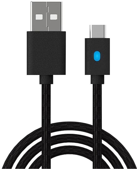 YONO Extra Lange Oplaadkabel geschikt voor PS5 Controller - Xbox - 3 Meter - Type-C Kabel - Oplader - Zwart