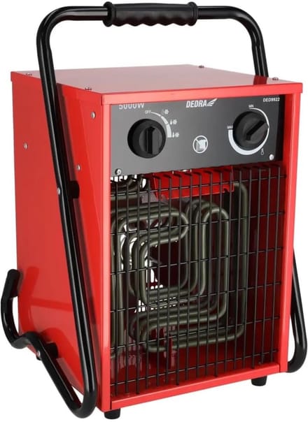 Krachtige 5 kW Elektrische Ventilator Kachel op 400V voor Grote Ruimtes