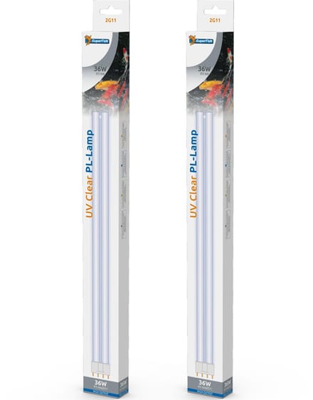 Superfish UV PL 36 watt vervangingslamp 2 stuks