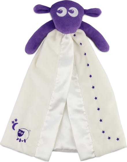 Ewan het droomschaap -Baa Baa Blankie -knuffeldoekje-paars