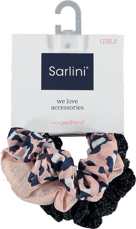 Sarlini - Scrunchies - Girls - 3-pack - Panterprint - Glitters - One - Size