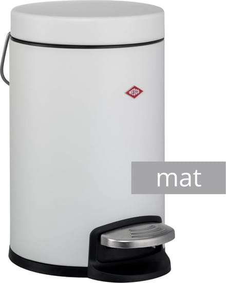 Wesco pedaalemmer 113 - 3 Liter - Mat Wit
