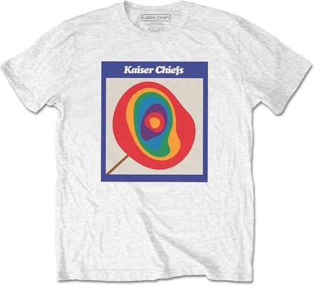 Kaiser Chiefs - Lollipop Heren T-shirt - S - Wit