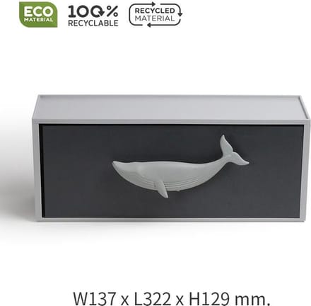 Qualy - Ladekast 1 Rack (1 Lade) “Ocean Drawer Rack (1 Drawer)” W137 × L322 × H129 mm