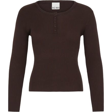 ICHI - IHLULS RIB O-N LS - Dames - Gebreide truien