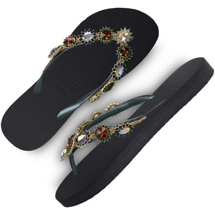 Uzurii Monroe dames slipper - Zwart - Maat 37/38