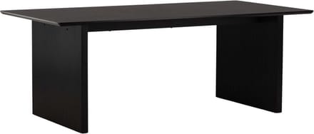 Vail eetkamertafel 100x200cm zwart.