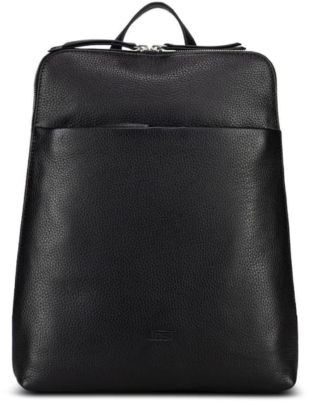 JOST Leren vrijetijdsrugzak rugzak Vika Backpack Black zwart