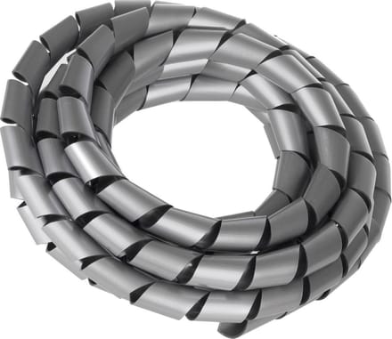 Kabel organizer Spiraal Draadwikkeling 3m MCTV-687S zilver Maclean