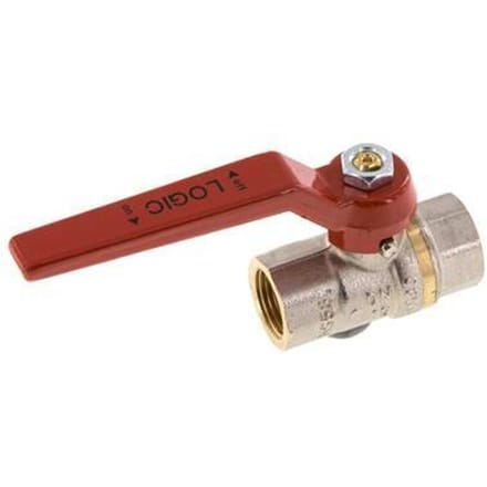 Rp 3/8 inch Siliconenvrij 2-Weg Messing Kogelkraan - BL2BN-M-FS-038