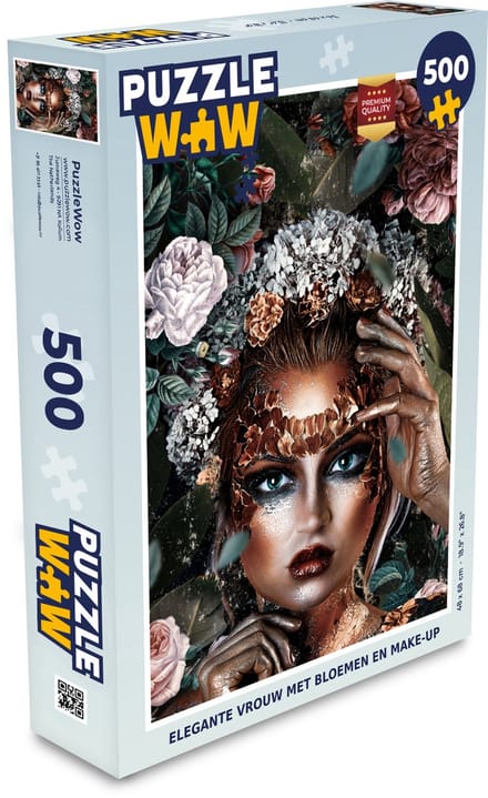 Puzzel Bloemen - Vrouwen - Make up - Legpuzzel - Puzzel 500 stukjes