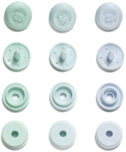 PL ColorSnapsMini knoop afb. blauw36st - Drukknopen Color Snaps - Prym