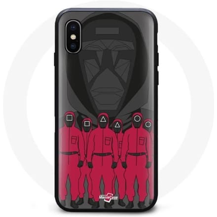 Coque Iphone XS Max Squid Game faces