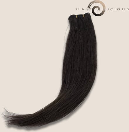 Machine Weft | 100 gram | 50 cm | Kleur Dark Grey