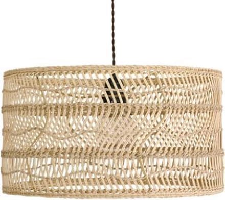 Rotan / Rieten Hanglamp - Handgemaakt - Naturel - ⌀40 cm