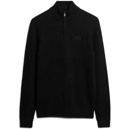 Superdry ESSENTIAL EMB KNIT HALF ZIP Heren Trui - Maat 2XL
